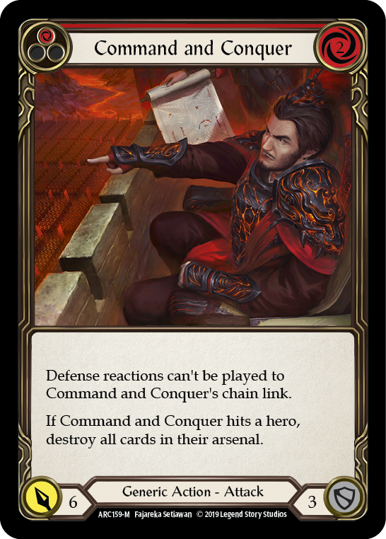 Command and Conquer [ARC159-M] 1st Edition Rainbow Foil | Magic Magpie