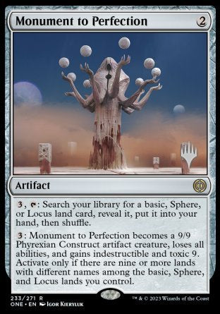 Monument to Perfection (Promo Pack) [Phyrexia: All Will Be One Promos] | Magic Magpie