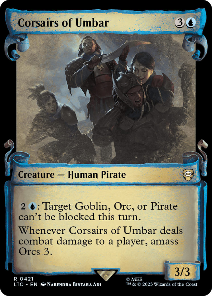 Corsairs of Umbar [The Lord of the Rings: Tales of Middle-Earth Commander Showcase Scrolls] | Magic Magpie
