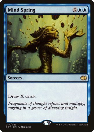 Mind Spring [Duel Decks: Merfolk vs. Goblins] | Magic Magpie