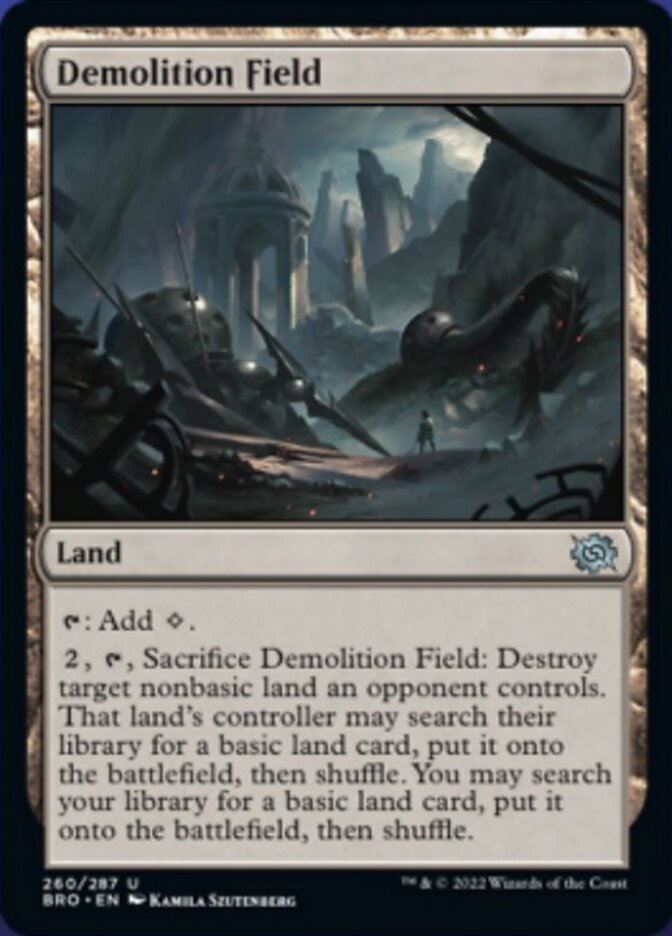 Demolition Field [The Brothers' War] | Magic Magpie