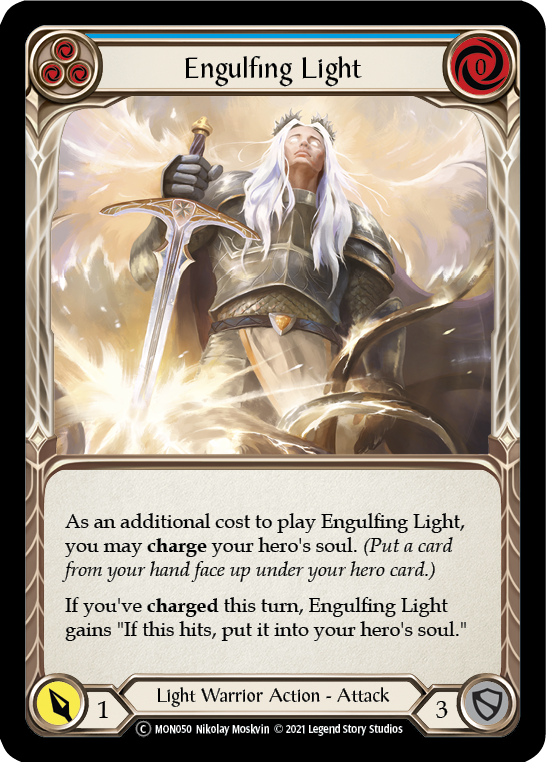 Engulfing Light (Blue) [U-MON050] Unlimited Normal | Magic Magpie