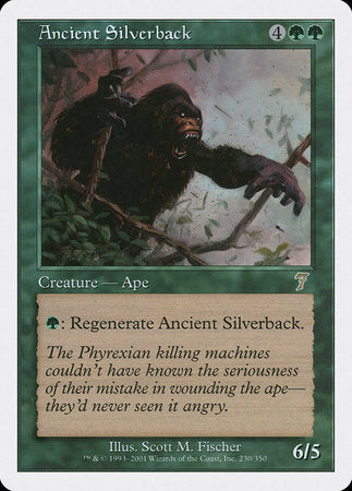 Ancient Silverback [Seventh Edition] | Magic Magpie