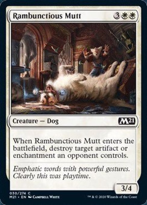 Rambunctious Mutt [Core Set 2021] | Magic Magpie