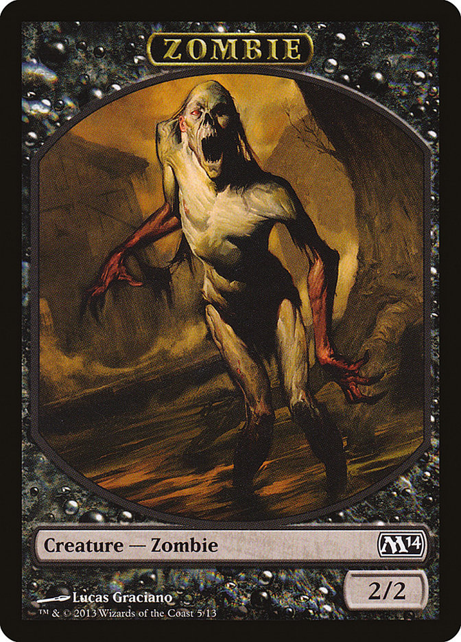 Zombie [Magic 2014 Tokens] | Magic Magpie