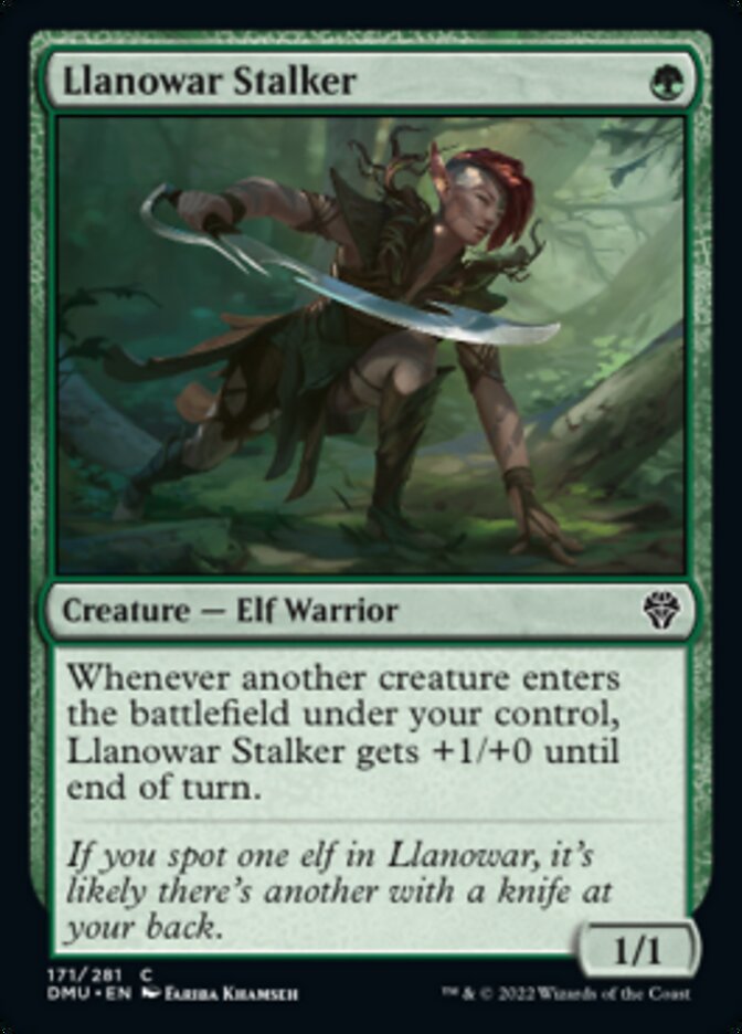 Llanowar Stalker [Dominaria United] | Magic Magpie