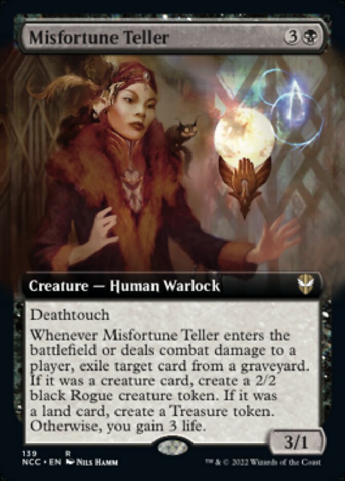 Misfortune Teller (Extended Art) [Streets of New Capenna Commander] | Magic Magpie