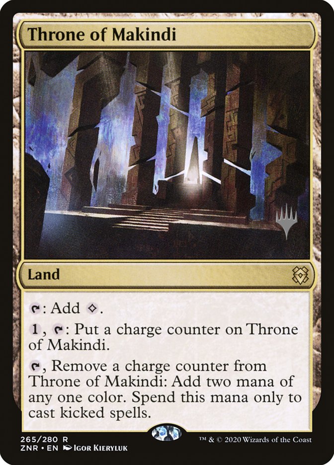 Throne of Makindi (Promo Pack) [Zendikar Rising Promos] | Magic Magpie