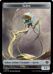 Servo // Elf Druid Double-Sided Token [Commander Masters Tokens] | Magic Magpie