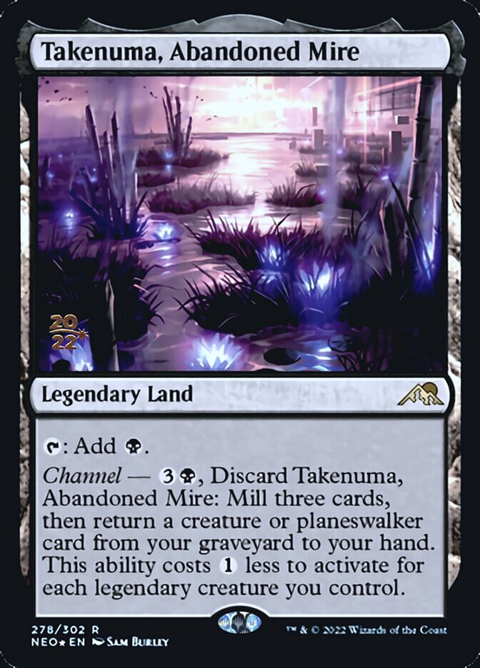 Takenuma, Abandoned Mire [Kamigawa: Neon Dynasty Prerelease Promos] | Magic Magpie