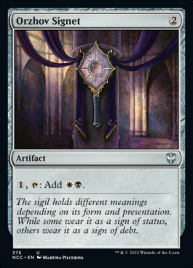 Orzhov Signet [Streets of New Capenna Commander] | Magic Magpie
