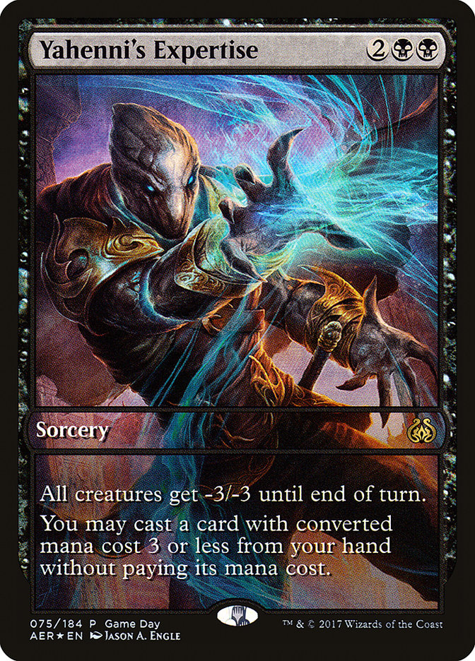 Yahenni's Expertise (Game Day) [Aether Revolt Promos] | Magic Magpie