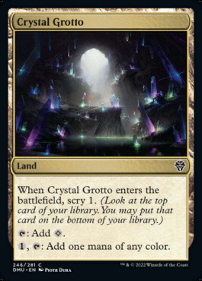 Crystal Grotto [Dominaria United] | Magic Magpie