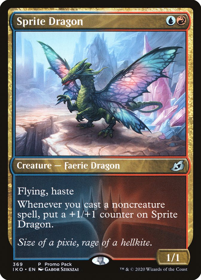 Sprite Dragon (Promo Pack) [Ikoria: Lair of Behemoths Promos] | Magic Magpie