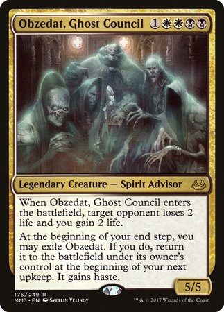 Obzedat, Ghost Council [Modern Masters 2017] | Magic Magpie