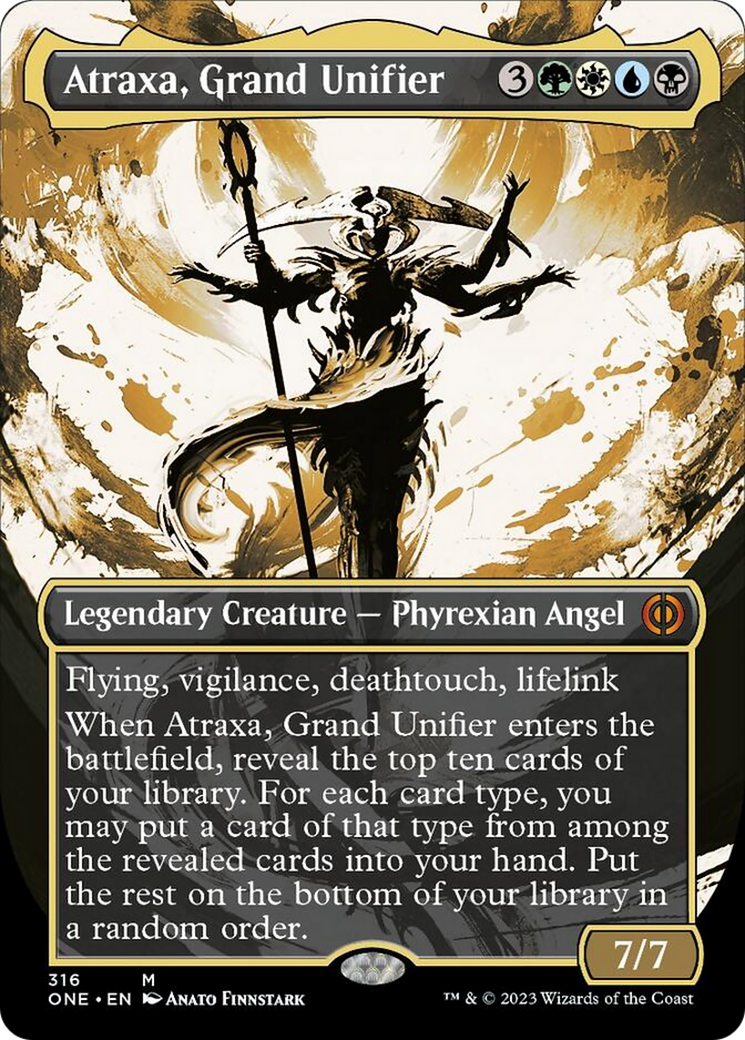 Atraxa, Grand Unifier (Borderless Ichor) [Phyrexia: All Will Be One] | Magic Magpie