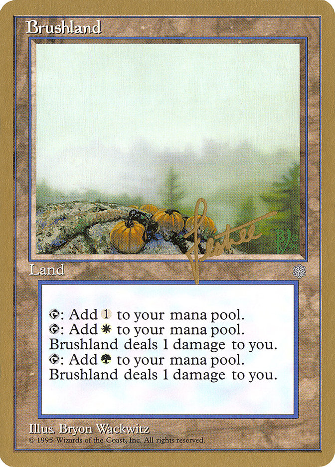 Brushland (Bertrand Lestree) [Pro Tour Collector Set] | Magic Magpie