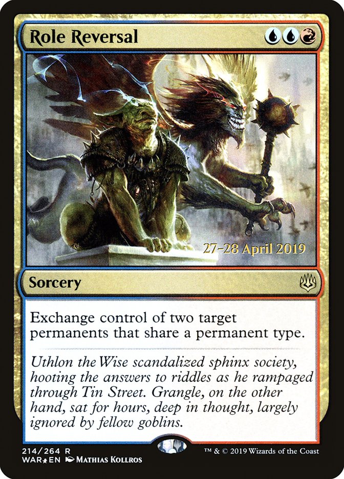 Role Reversal  [War of the Spark Prerelease Promos] | Magic Magpie