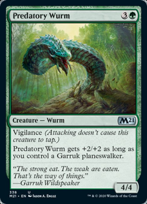 Predatory Wurm [Core Set 2021] | Magic Magpie