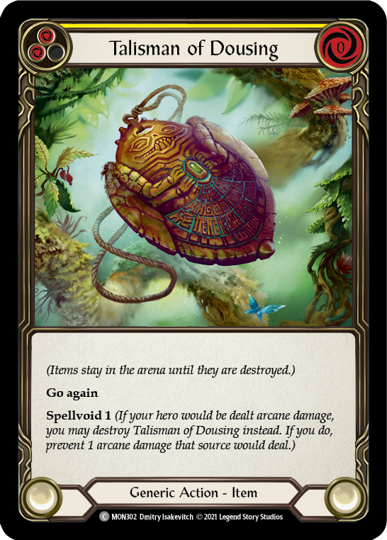 Talisman of Dousing [MON302] 1st Edition Normal | Magic Magpie