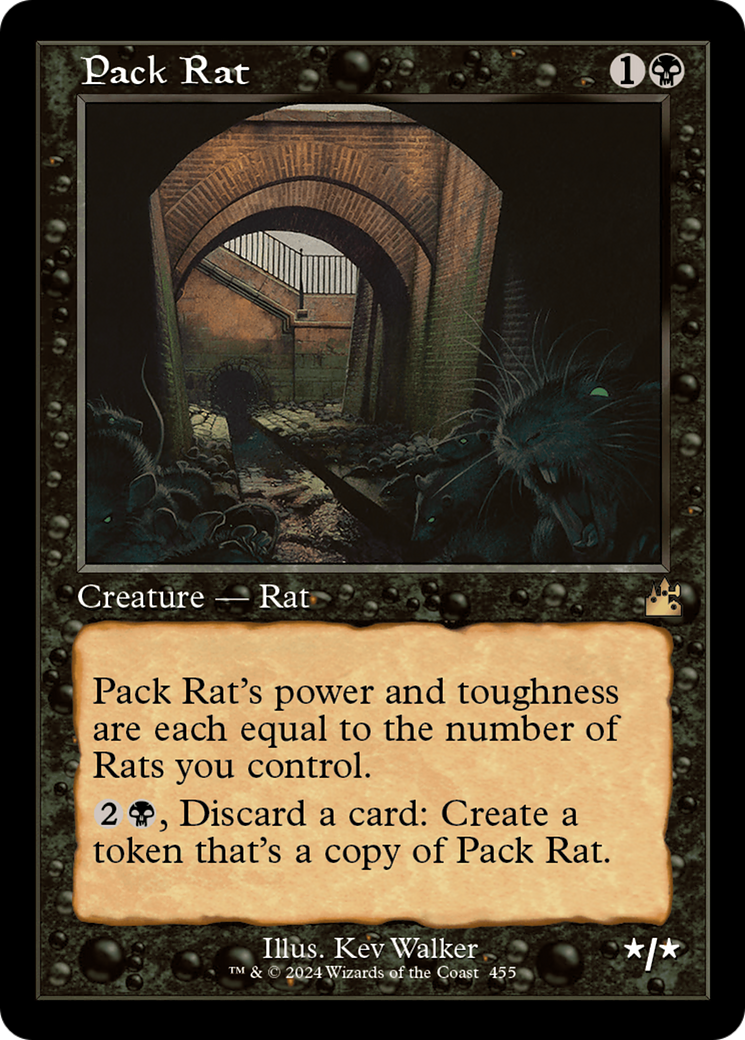 Pack Rat (Retro Frame) [Ravnica Remastered] | Magic Magpie