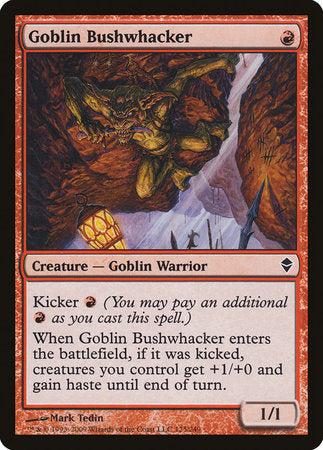 Goblin Bushwhacker [Zendikar] | Magic Magpie