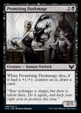 Promising Duskmage [Strixhaven: School of Mages] | Magic Magpie