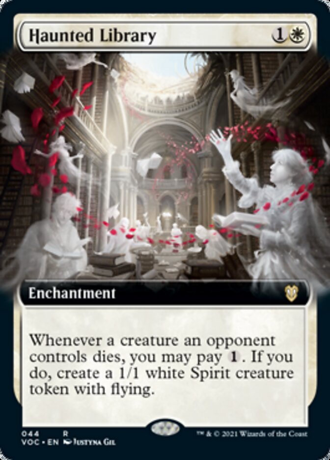 Haunted Library (Extended) [Innistrad: Crimson Vow Commander] | Magic Magpie