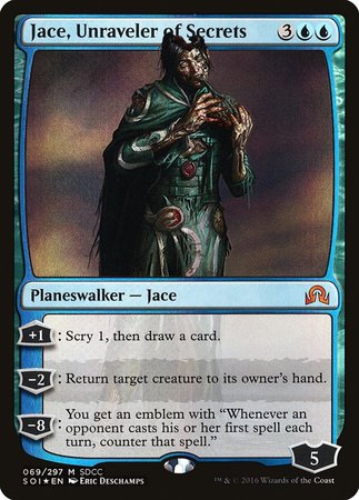 Jace, Unraveler of Secrets SDCC 2016 EXCLUSIVE [San Diego Comic-Con 2016] | Magic Magpie