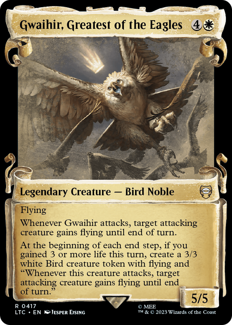 Gwaihir, Greatest of the Eagles [The Lord of the Rings: Tales of Middle-Earth Commander Showcase Scrolls] | Magic Magpie