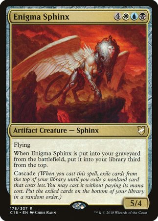 Enigma Sphinx [Commander 2018] | Magic Magpie