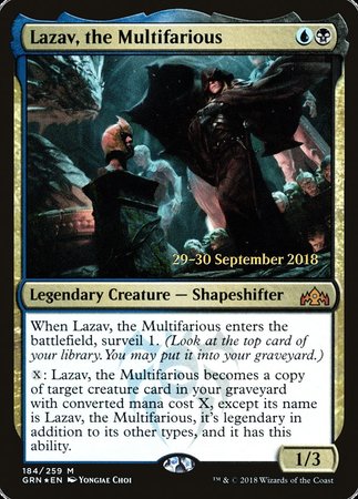 Lazav, the Multifarious [Guilds of Ravnica Promos] | Magic Magpie