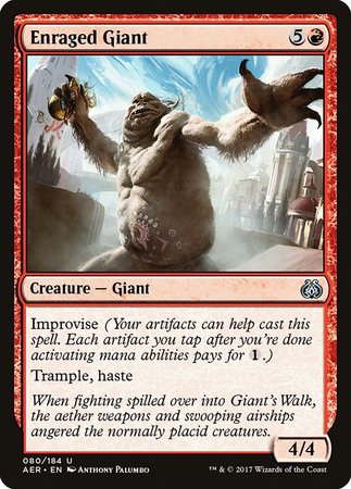 Enraged Giant [Aether Revolt] | Magic Magpie