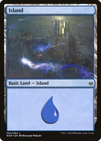 Island (254) [War of the Spark] | Magic Magpie