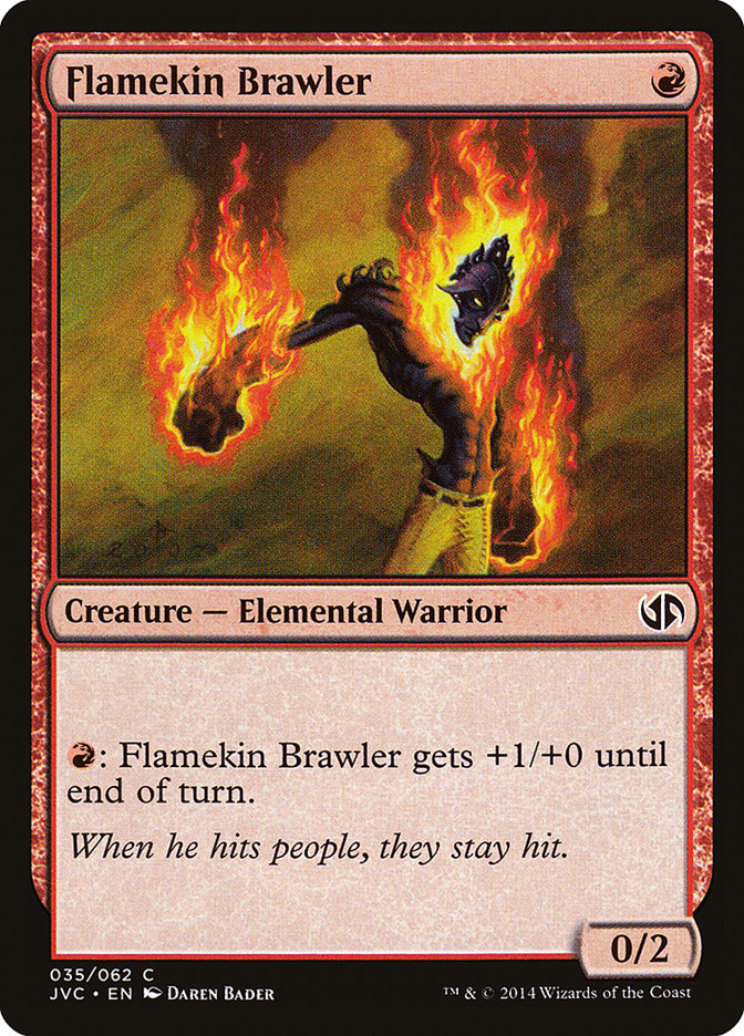 Flamekin Brawler [Duel Decks Anthology] | Magic Magpie