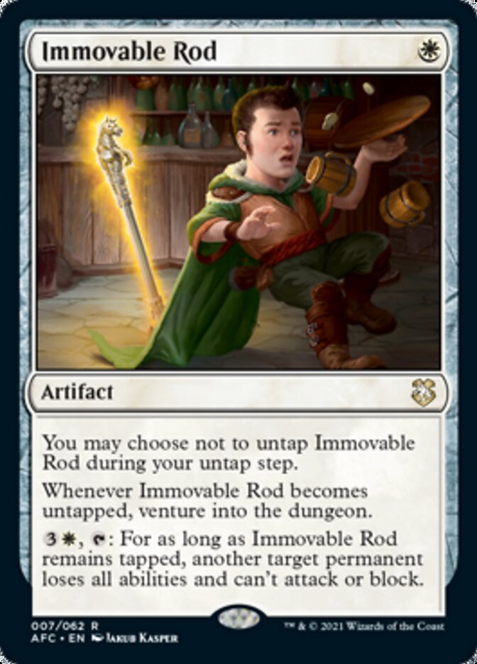 Immovable Rod [Dungeons & Dragons: Adventures in the Forgotten Realms Commander] | Magic Magpie
