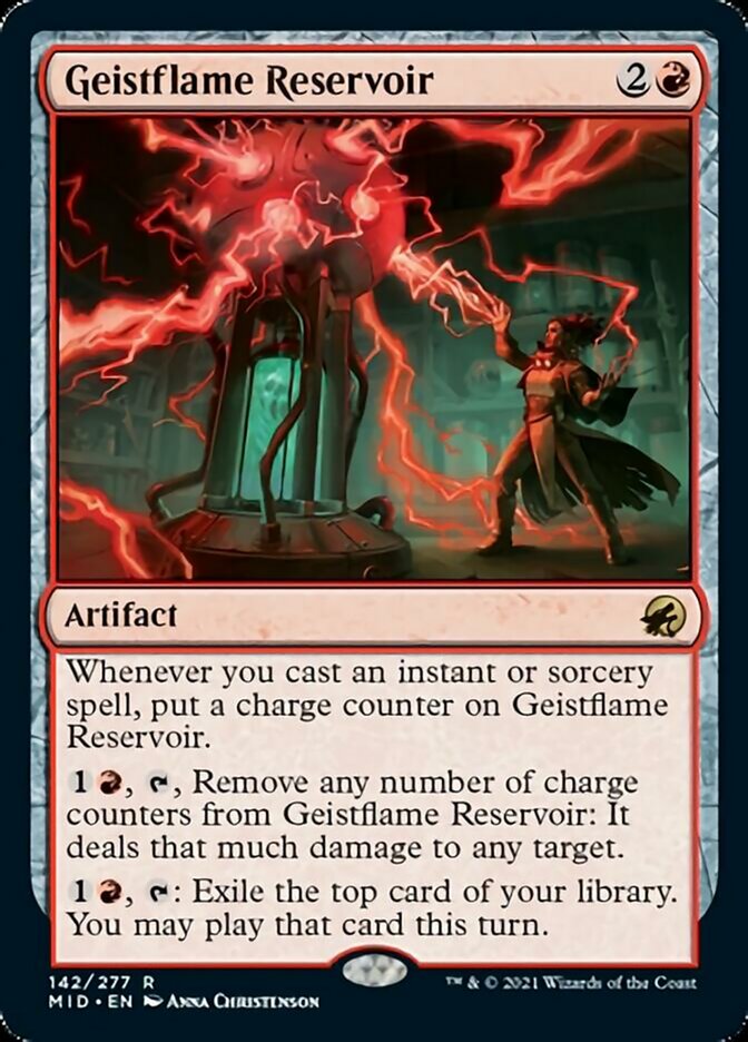 Geistflame Reservoir [Innistrad: Midnight Hunt] | Magic Magpie