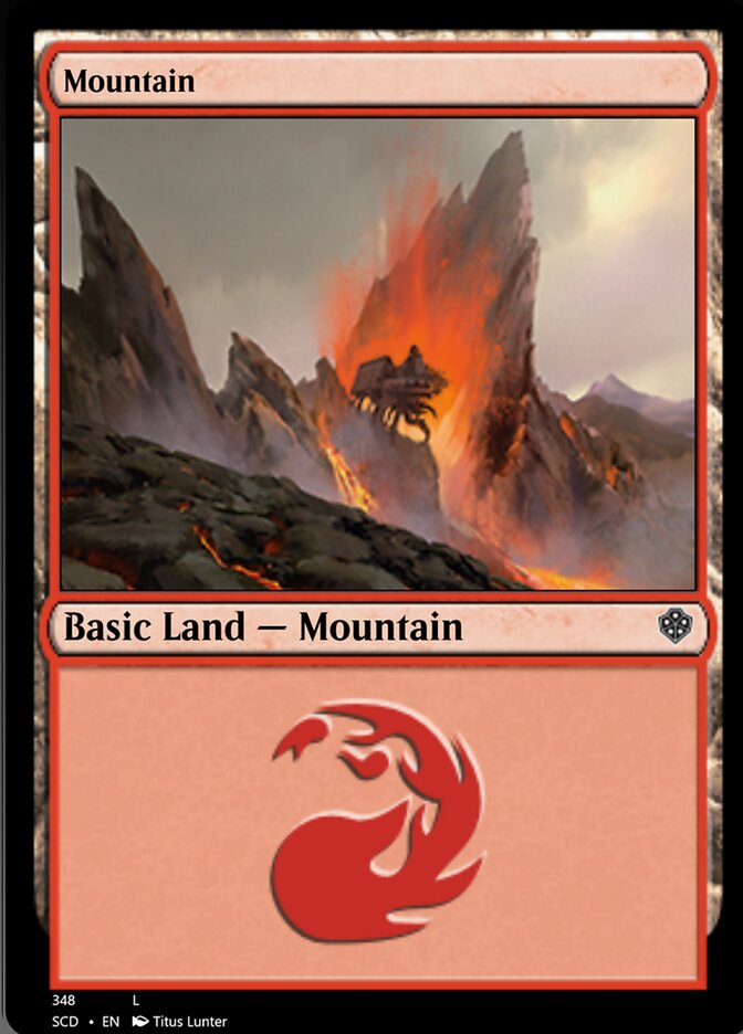 Mountain (348) [Starter Commander Decks] | Magic Magpie