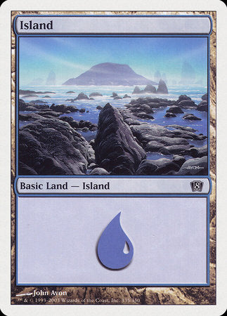 Island (335) [Eighth Edition] | Magic Magpie