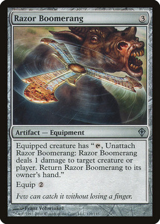 Razor Boomerang [Worldwake] | Magic Magpie