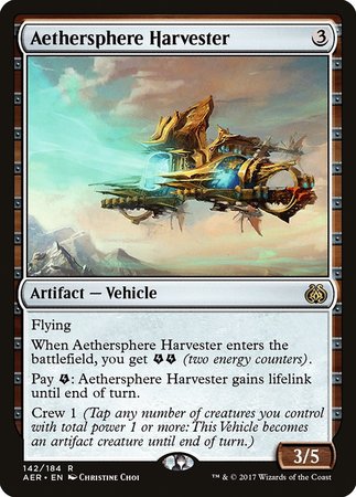 Aethersphere Harvester [Aether Revolt] | Magic Magpie
