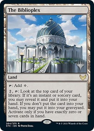 The Biblioplex (Promo Pack) [Strixhaven: School of Mages Promos] | Magic Magpie