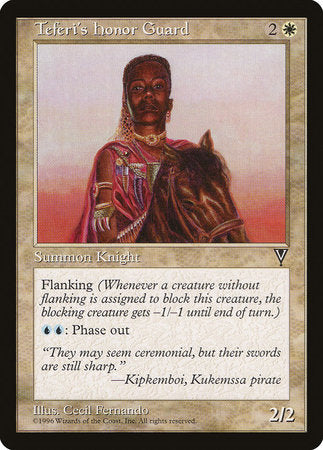 Teferi's Honor Guard [Visions] | Magic Magpie