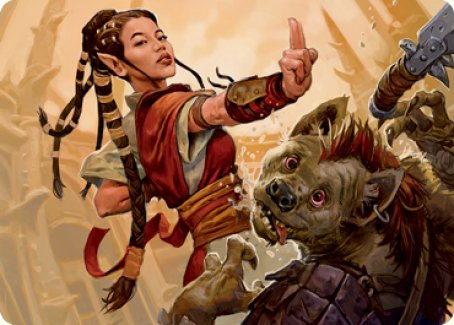 Half-Elf Monk Art Card [Dungeons & Dragons: Adventures in the Forgotten Realms Art Series] | Magic Magpie