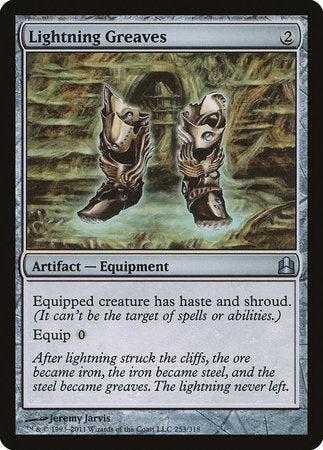Lightning Greaves [Commander 2011] | Magic Magpie