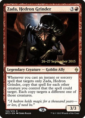 Zada, Hedron Grinder [Battle for Zendikar Promos] | Magic Magpie