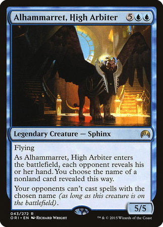 Alhammarret, High Arbiter [Magic Origins] | Magic Magpie