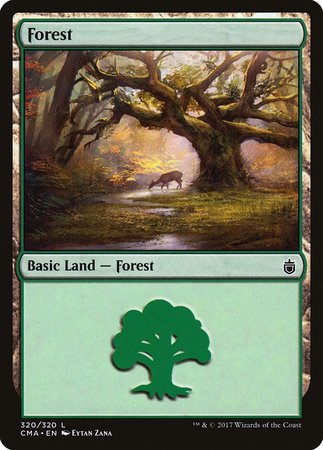 Forest (320) [Commander Anthology] | Magic Magpie