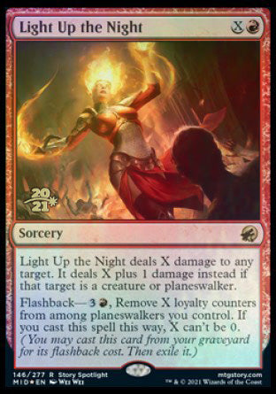 Light Up the Night [Innistrad: Midnight Hunt Prerelease Promos] | Magic Magpie