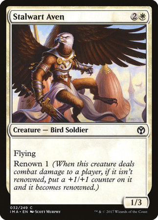 Stalwart Aven [Iconic Masters] | Magic Magpie